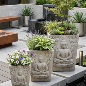 עציץ בודהה לגינה