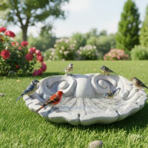 קערת מים לציפורים איטלקית