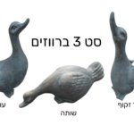 סט 3 ברווזים