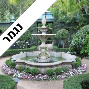 מזרקה 2 קומות ללא מאגר מים תחתון