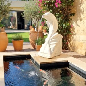 דולפין ענק -מזרקת מים איטלקית