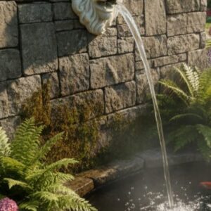 מזרקת קיר ראש אריה דגם 970