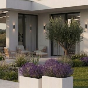 אדניות פיברסטון בלבניות GAW-1841 בצבע לבן