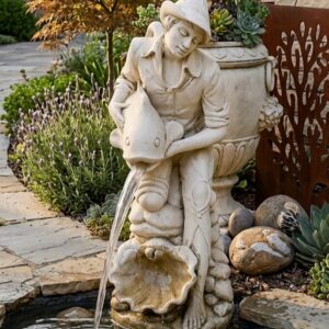 איש מחזיק דג - אבן איטלקי