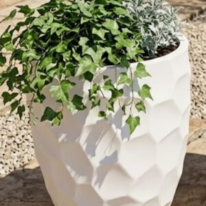 כד פיברסטון לבן צורות גיאומטרית