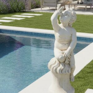 פסל גן קלאסי של מלאך מעוצב בסגנון איטלקי